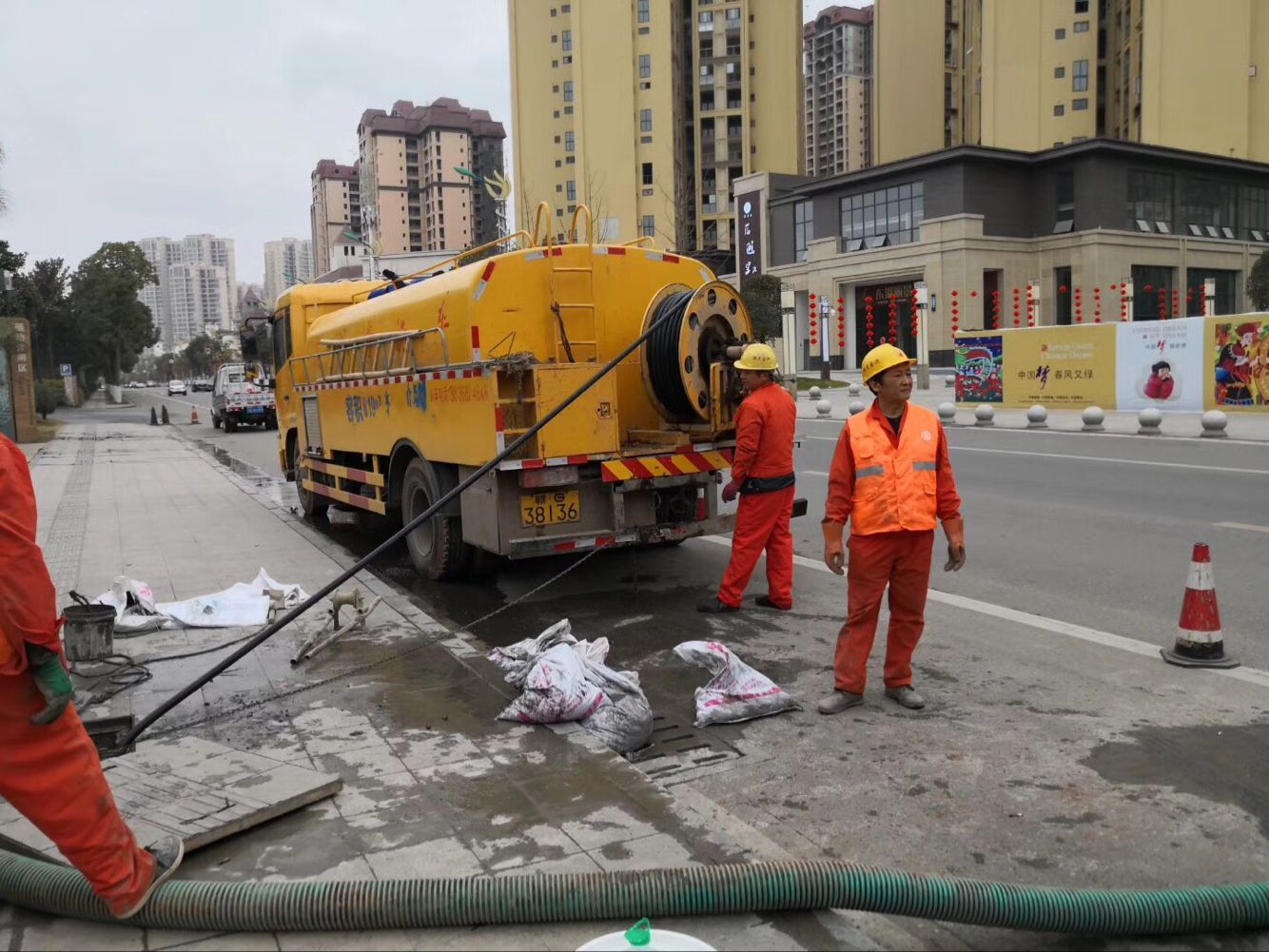 新余排污管道清淤-管道清洗
